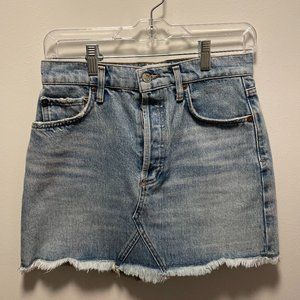 AGOLDE Denim Mini Skirt
